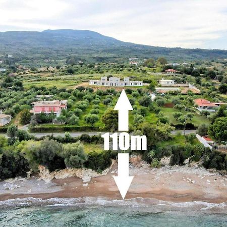 Stone Bay Houses In Messinia Kalamaki Beach Area Chrani Zewnętrze zdjęcie